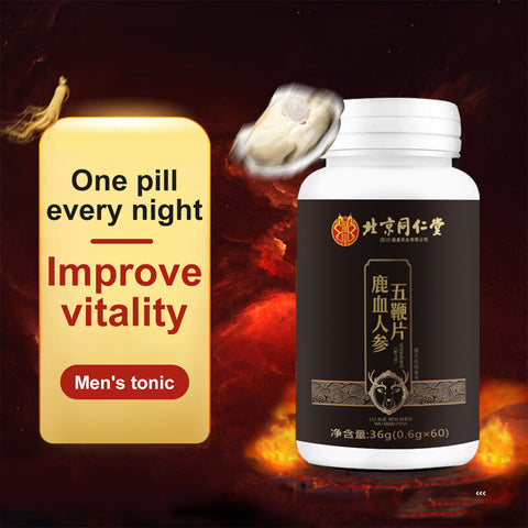 Deer Blood Ginseng Five Animal Penis Tablets