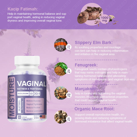 Manjakani 30:1 Vaginal Moisturizing & Tightening Capsules